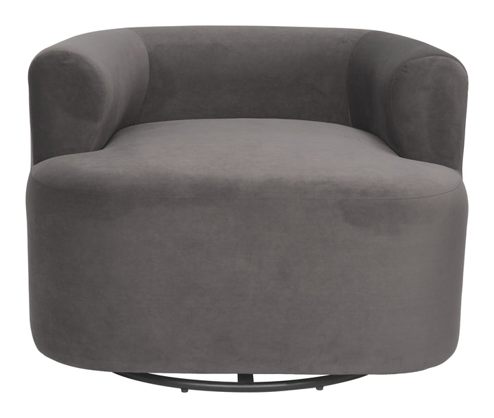Zuo Mugav Swivel Chair Gray