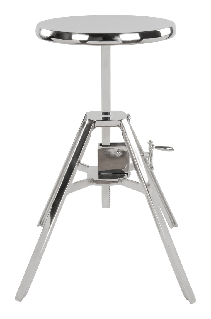 Zuo Mercy Counter Stool Silver