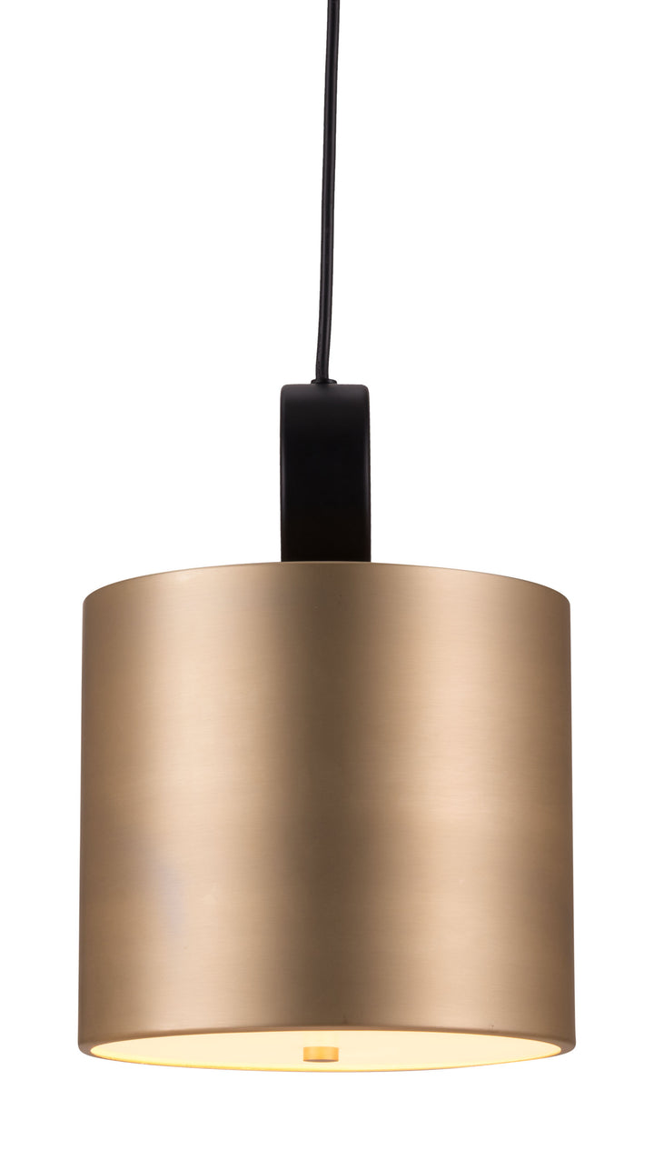 Zuo Myson Ceiling Lamp Gold & Black