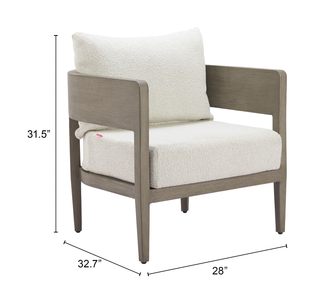 Zuo Foret Armchair Beige