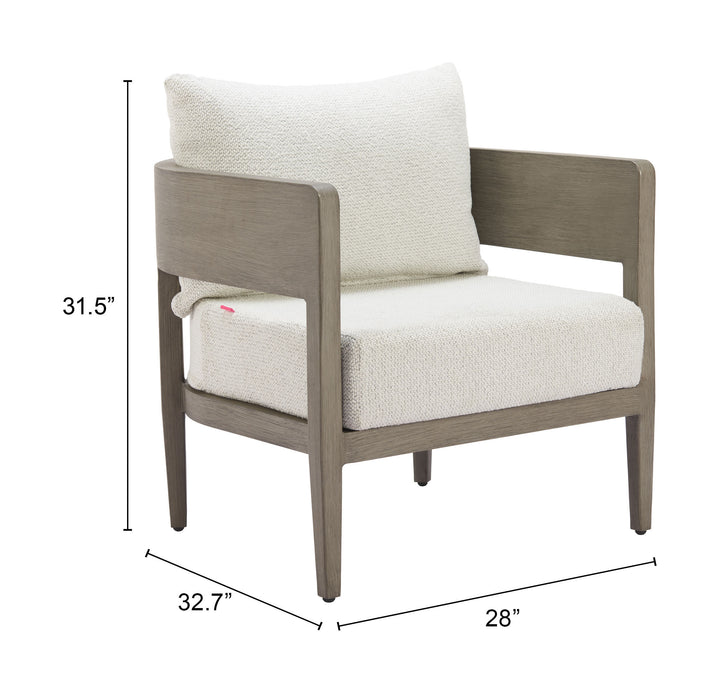 Zuo Foret Armchair Beige