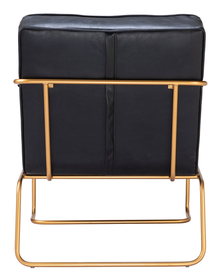 Zuo Dallas Accent Chair Vintage Black