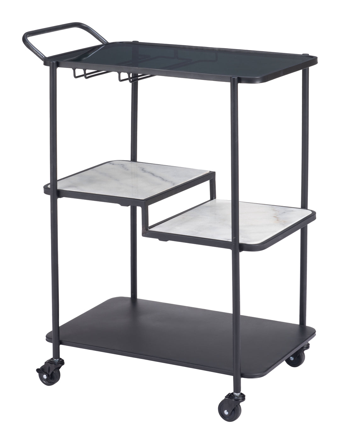 Zuo Constanza Bar Cart Black