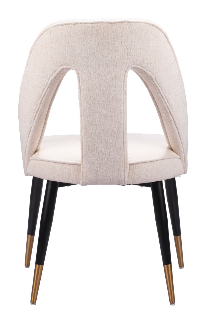 Zuo Artus Dining Chair Ivory