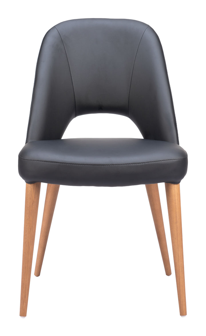 Zuo Leith Dining Chair (Set of 2) Black