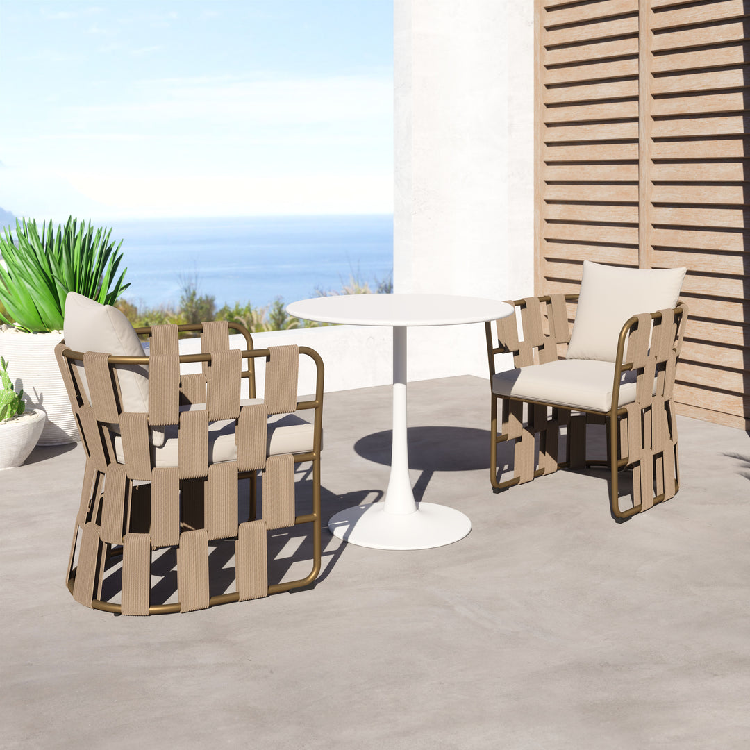 Zuo Quadrat Dining Chair White