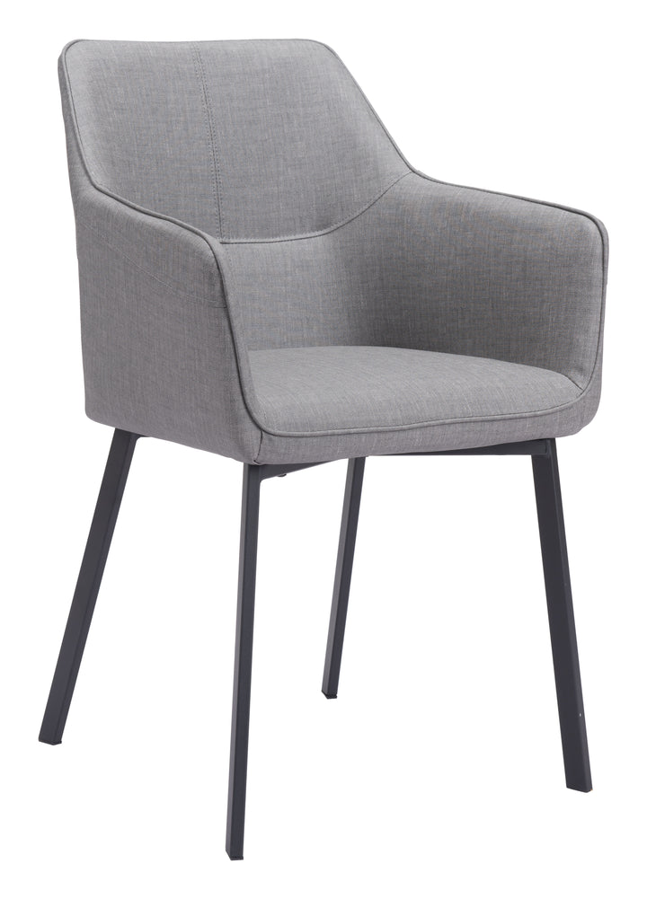 Zuo Adage Dining Chair (Set of 2) Gray