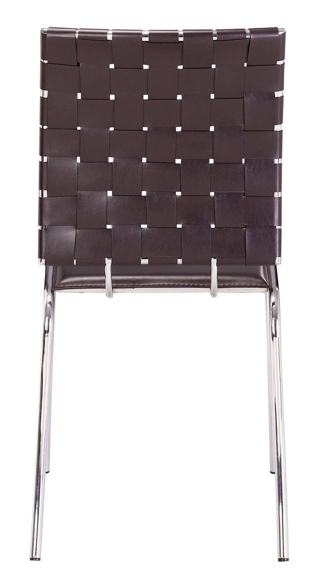 Zuo Criss Cross Dining Chair (Set of 4) Espresso
