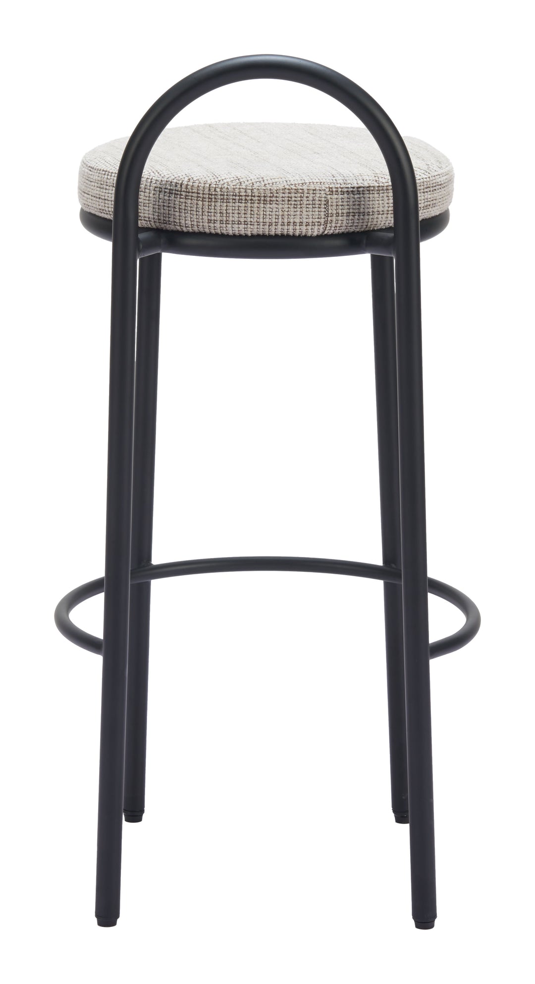 Zuo Sisal Barstool (Set of 2) Beige Tweed