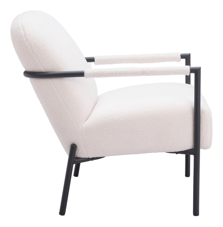 Zuo Chicago Accent Chair Ivory