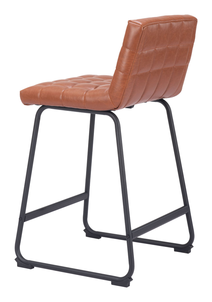 Zuo Pago Counter Stool (Set of 2) Brown