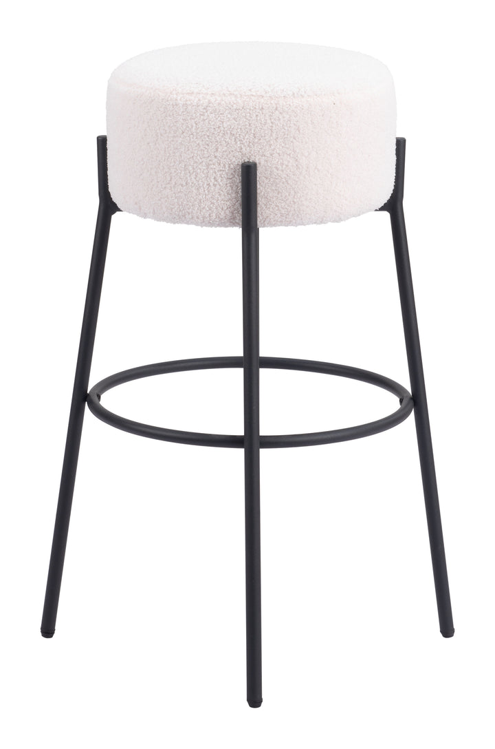 Zuo Blanche Barstool (Set of 2) Ivory