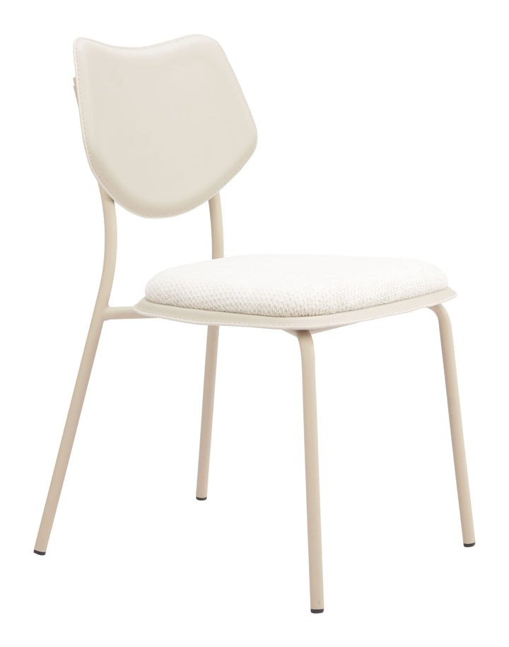 Zuo Zeal Dining Chair (Set of 4) Light Gray