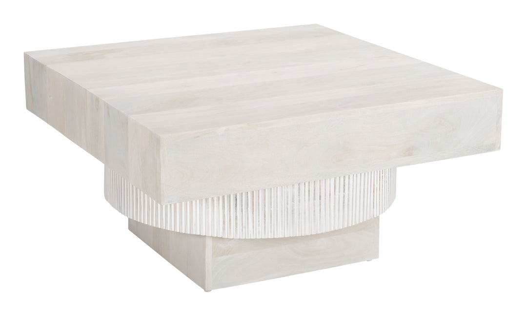 Zuo Trani Coffee Table Whitewashed
