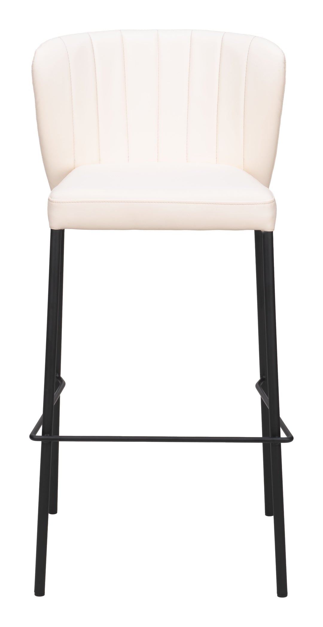 Zuo Linz Barstool (Set of 2) Cream