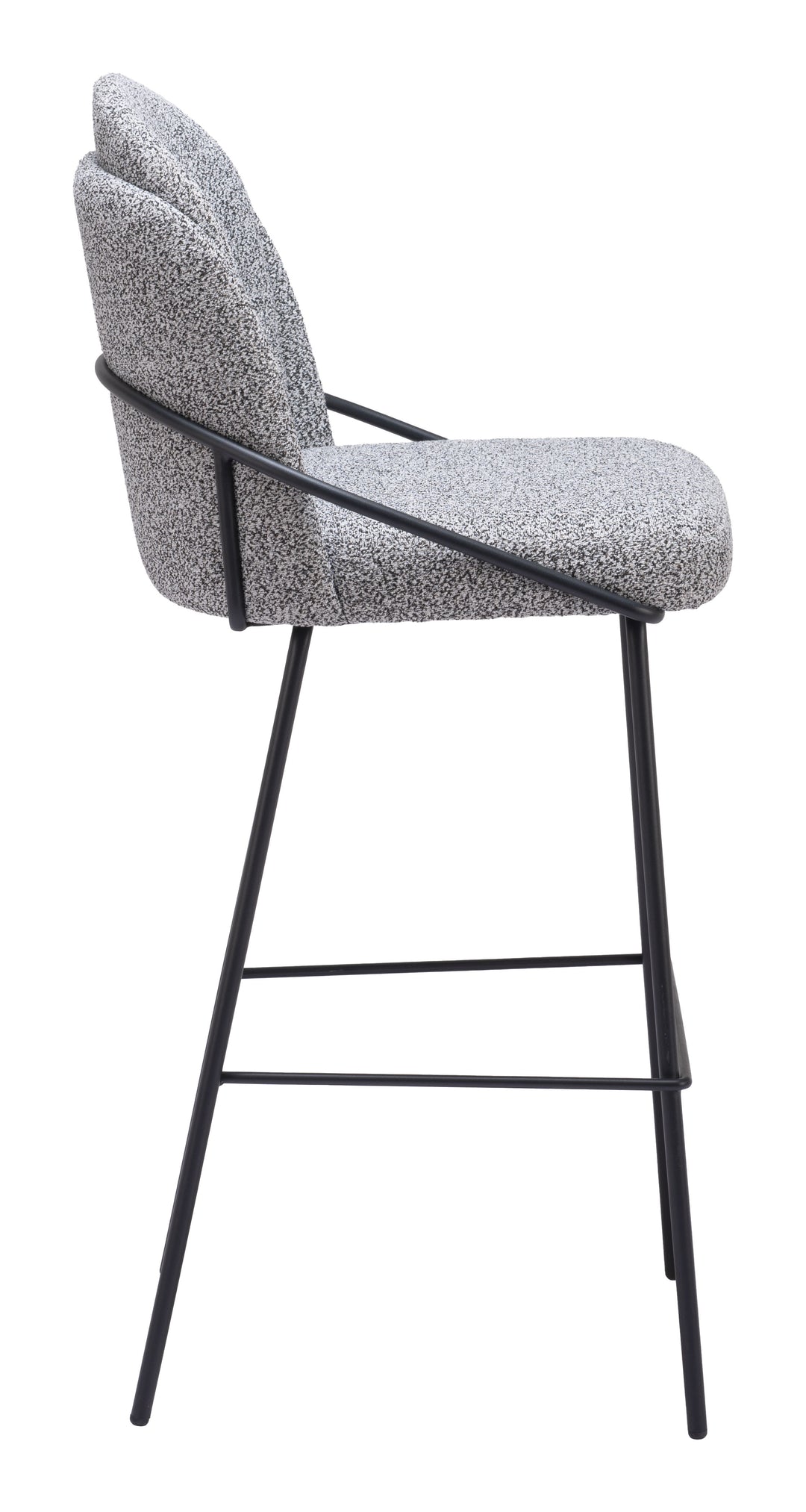 Zuo Jambi Barstool (Set of 2) Black & White
