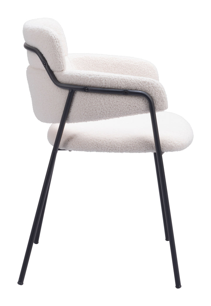 Zuo Marcel Dining Chair (Set of 2) Cream