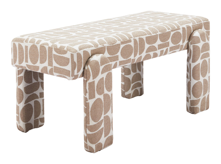 Zuo Blato Bench Gray
