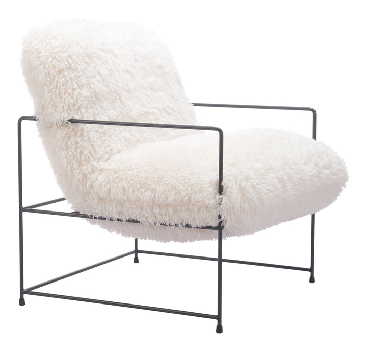 Zuo Pelut Accent Chair White