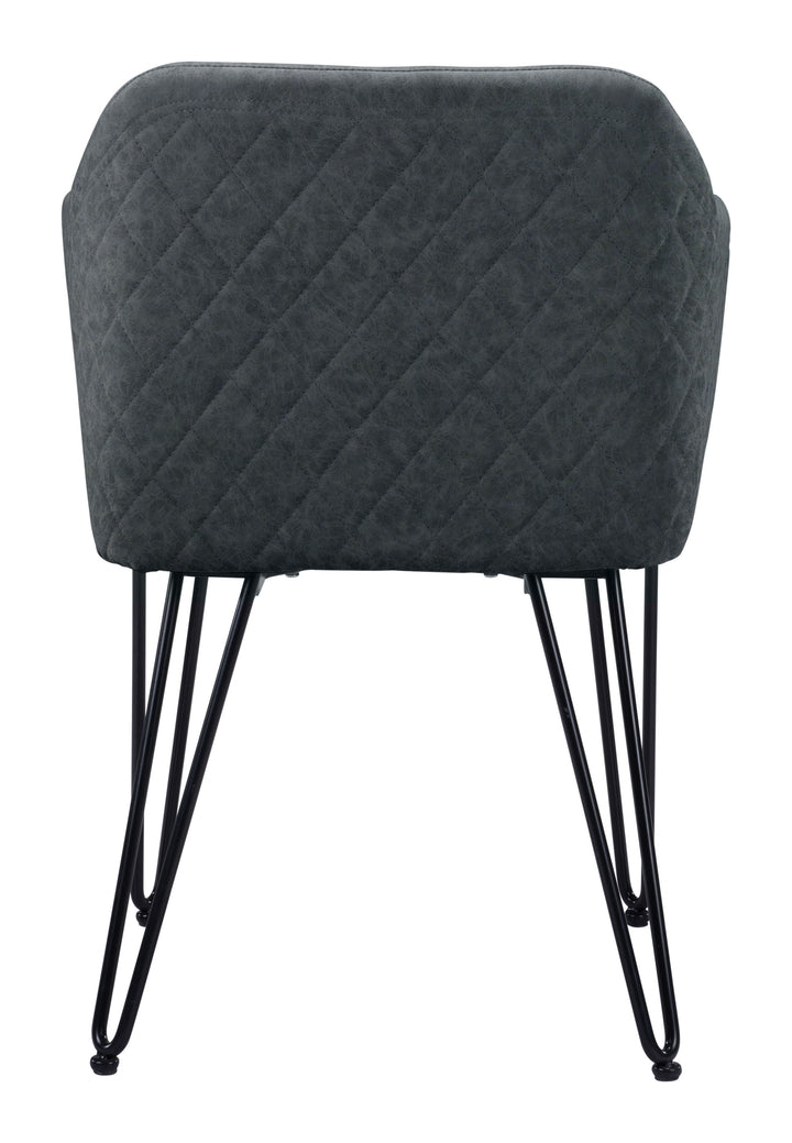 Zuo Braxton Dining Chair (Set of 2) Vintage Gray