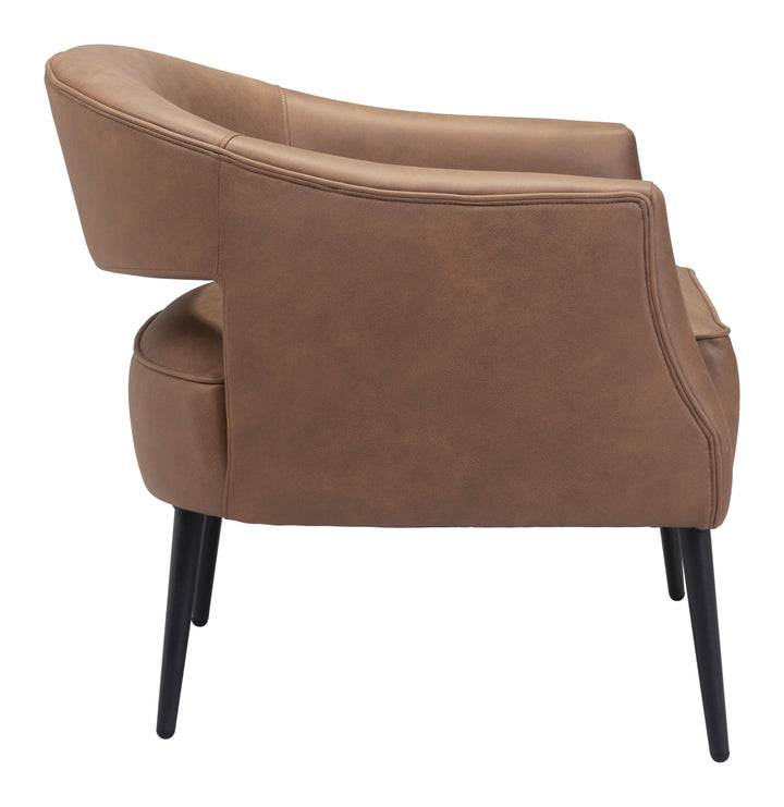 Zuo Berkeley Accent Chair Vintage Brown
