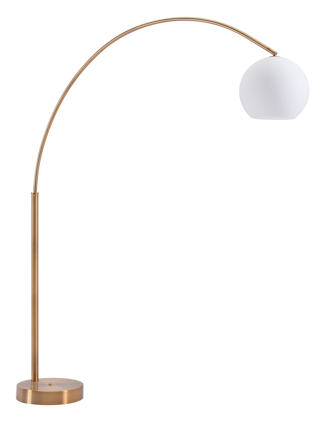 Zuo Griffith Floor Lamp Brass
