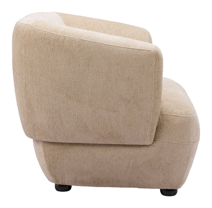 Zuo Bekker Accent Chair Golden Beige