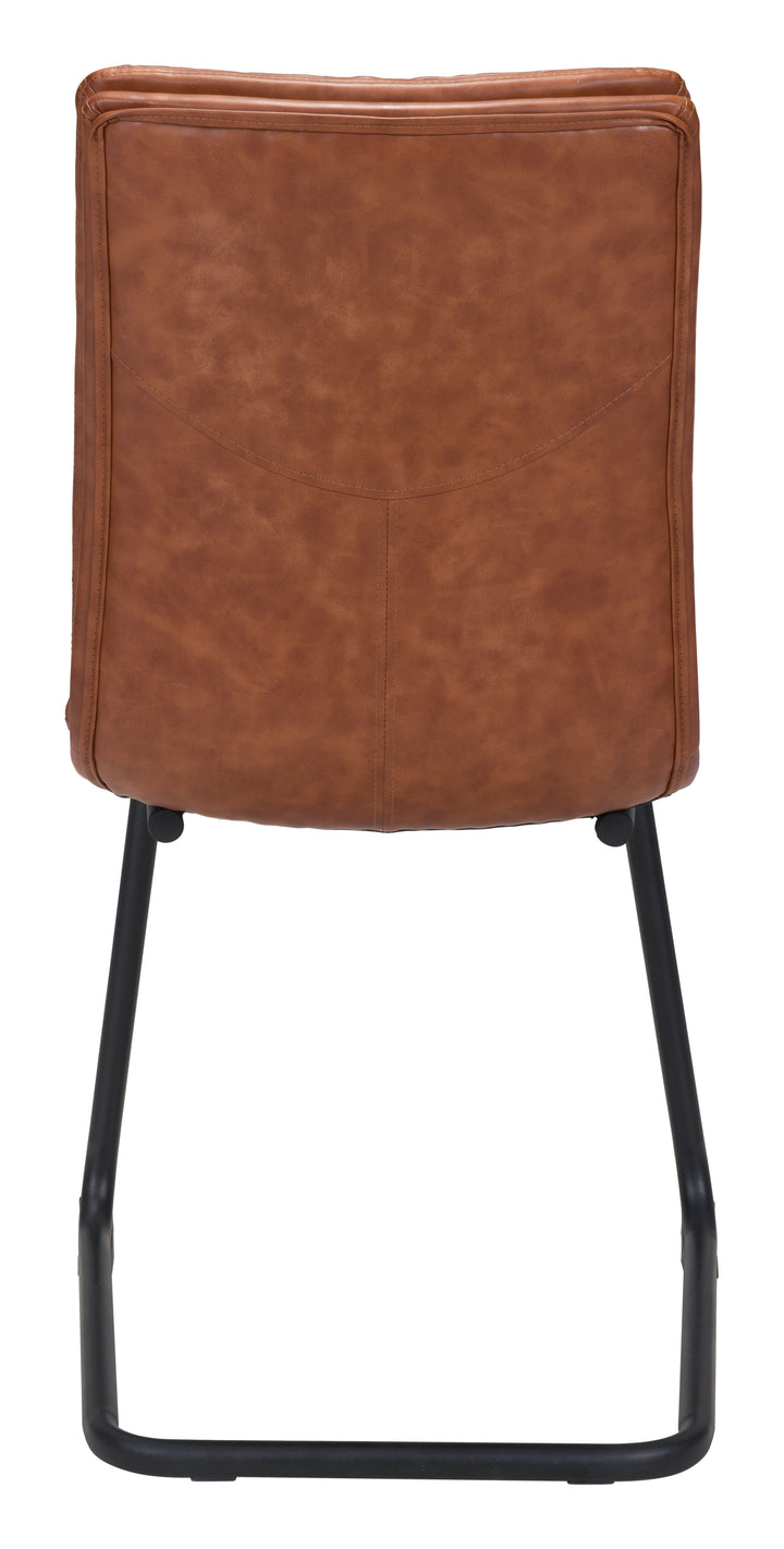 Zuo Sharon Dining Chair (Set of 2) Vintage Brown
