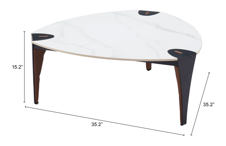 Zuo Bogey Coffee Table Multicolor