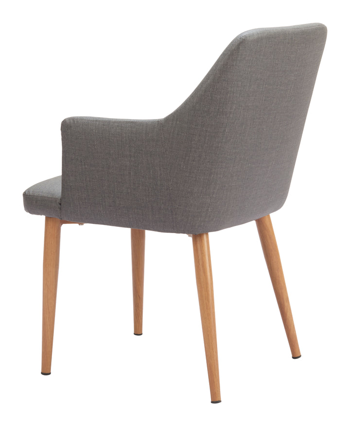 Zuo Wisom Dining Chair (Set of 2) Gray