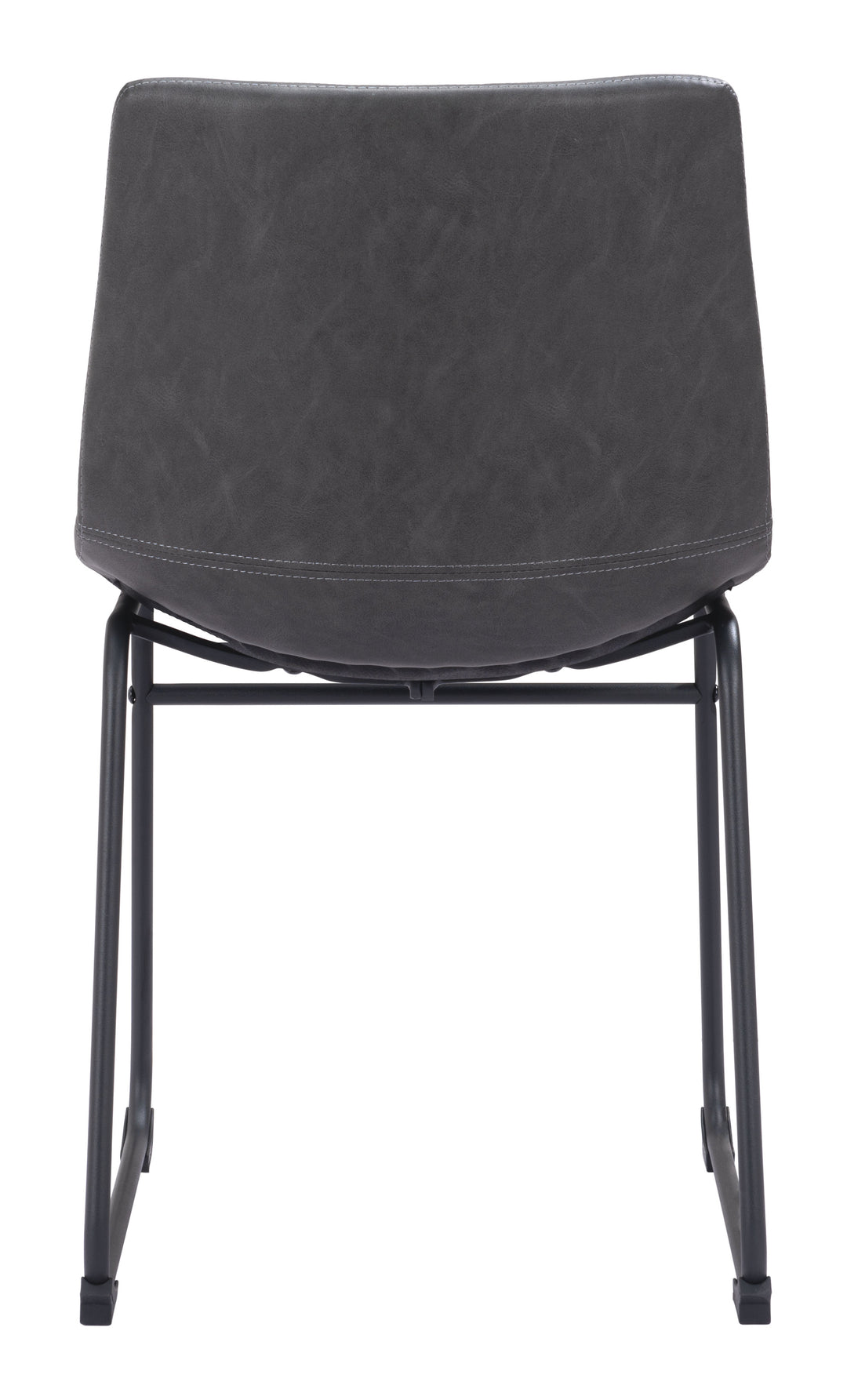 Zuo Smart Dining Chair (Set of 2) Charcoal