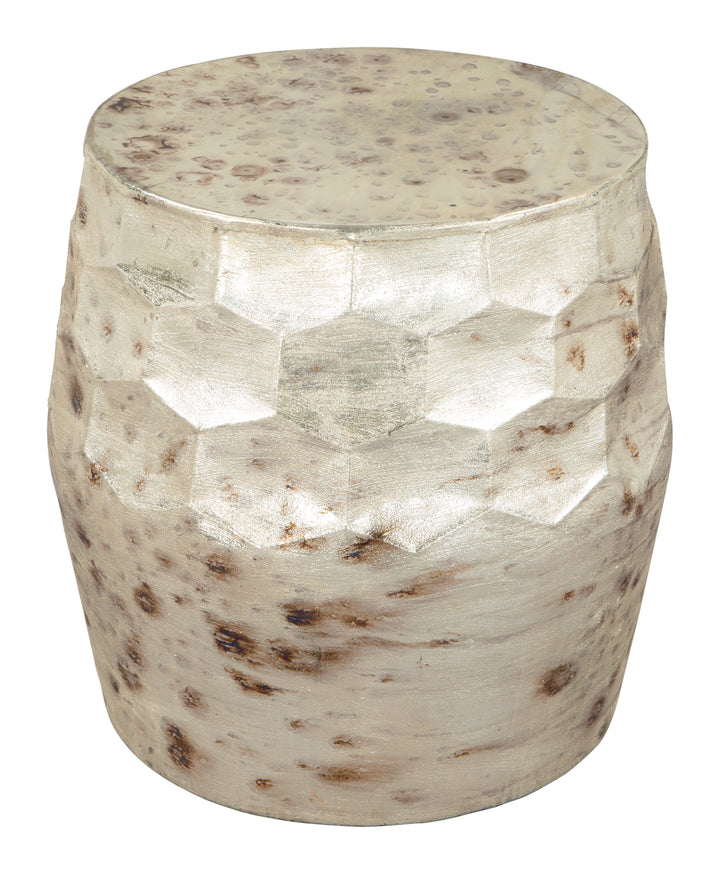 Zuo Pam Side Table Antique Beige