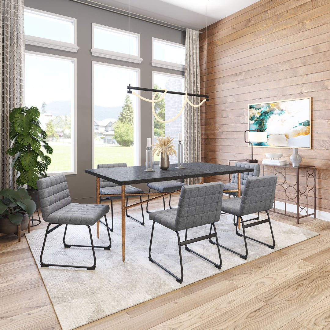 Zuo Pago Dining Chair (Set of 2) Gray