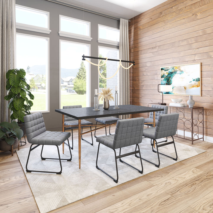 Zuo Pago Dining Chair (Set of 2) Gray