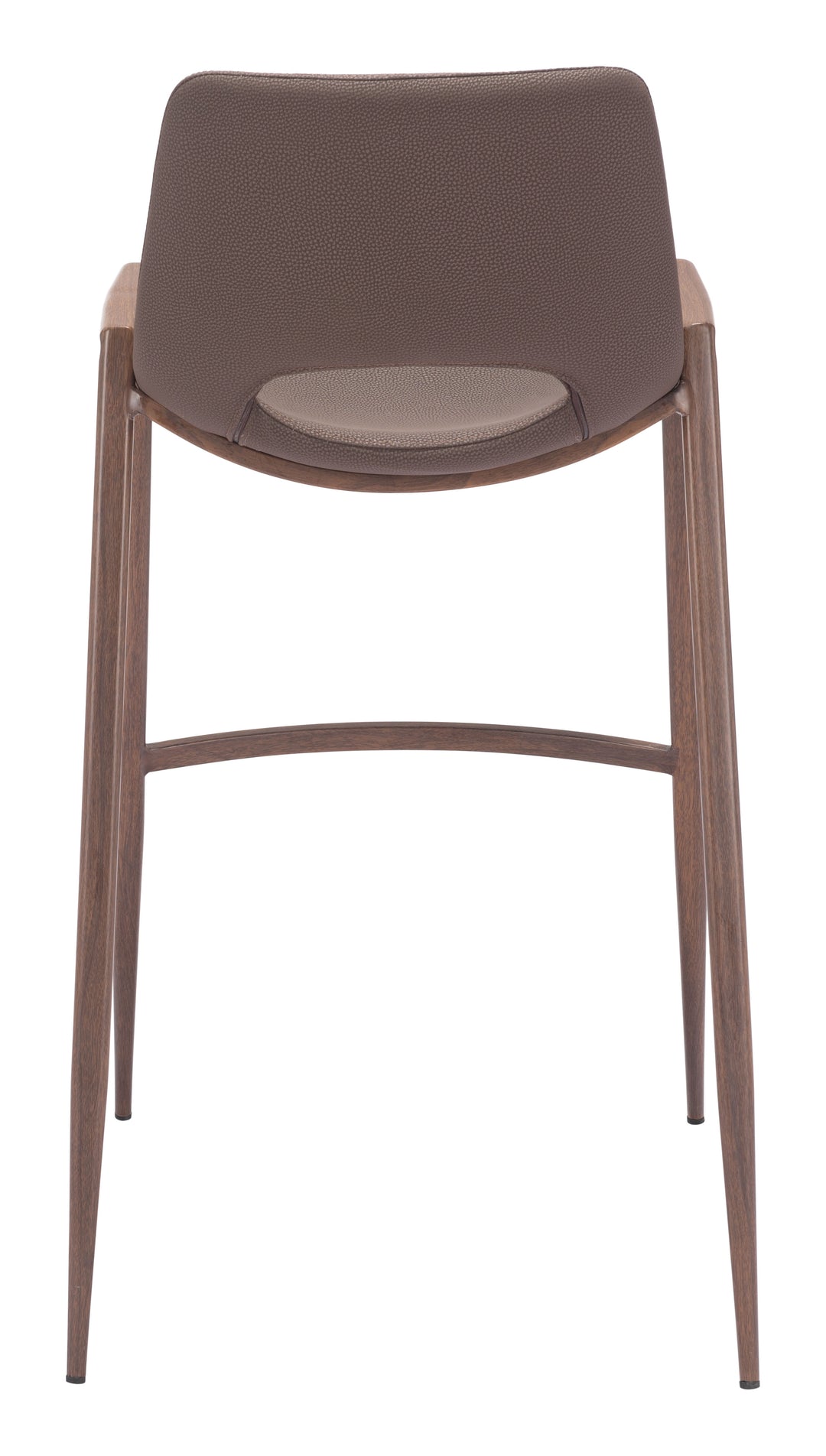 Zuo Desi Barstool (Set of 2) Brown & Walnut