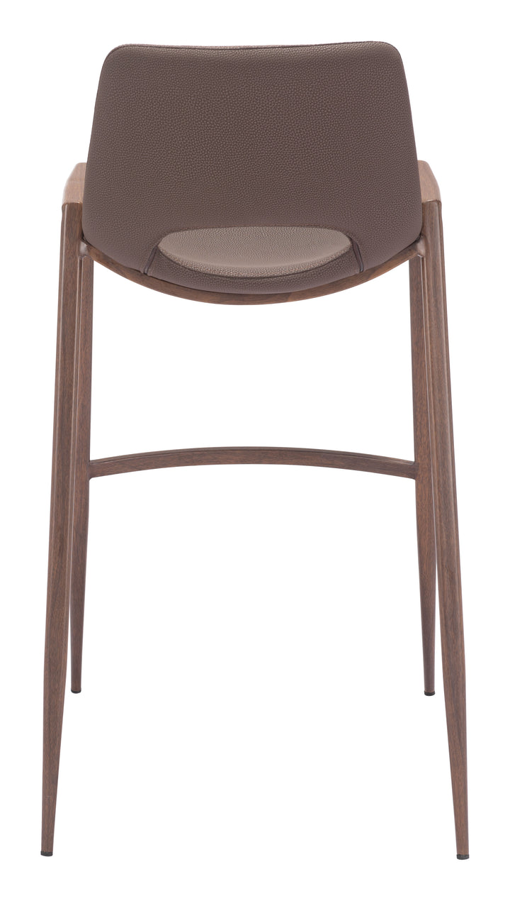 Zuo Desi Barstool (Set of 2) Brown & Walnut