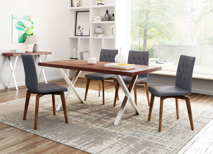 Zuo Orebro Dining Chair (Set of 2) Graphite