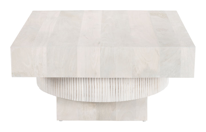 Zuo Trani Coffee Table Whitewashed