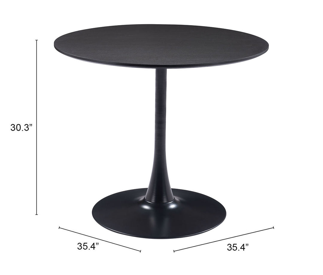 Zuo Opus Dining Table Black