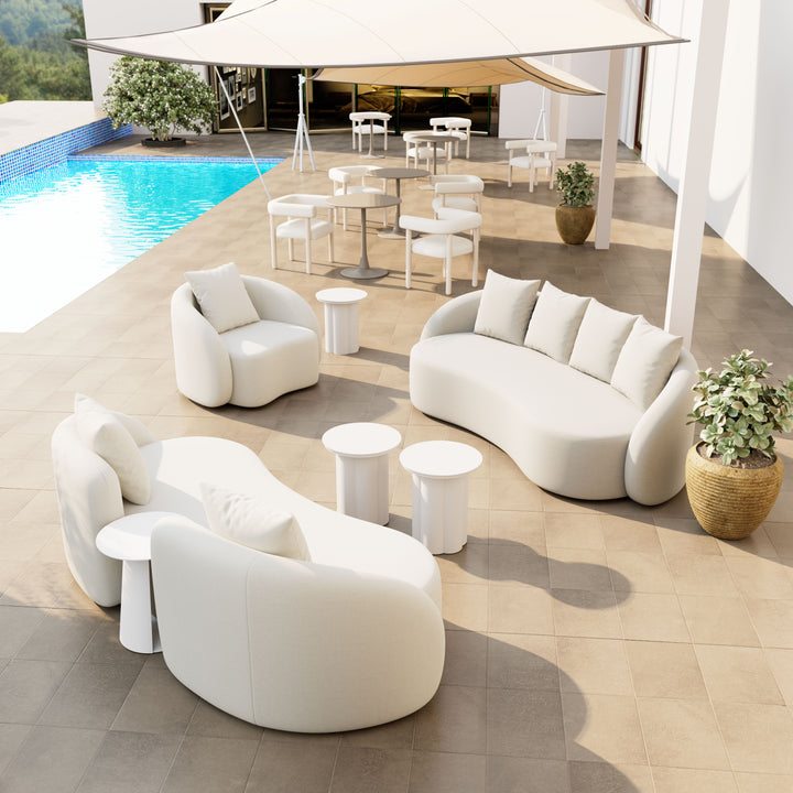 Zuo Sunny Isles Accent Chair Beige