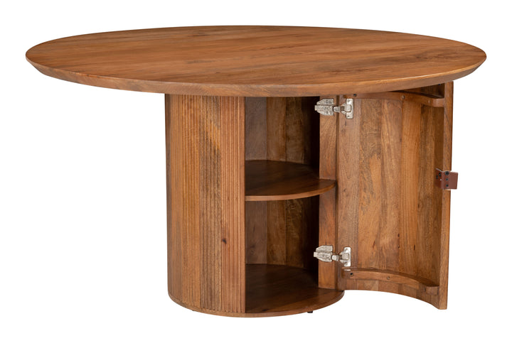 Zuo Izola Dining Table Brown