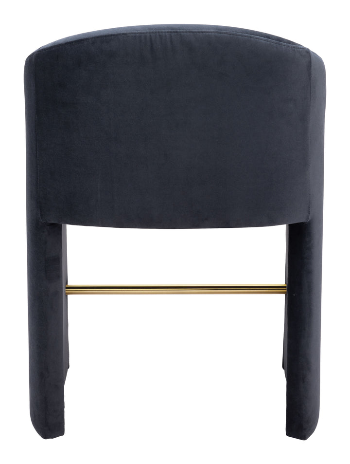 Zuo Emas Counter Stool Midnight Gray