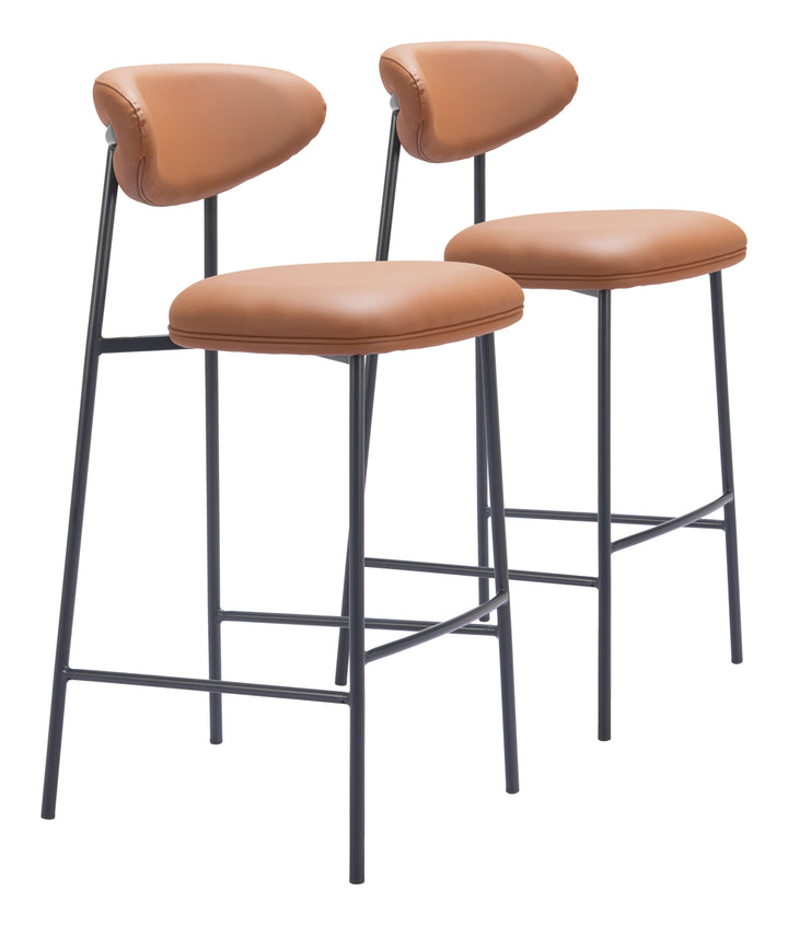 Zuo Rorun Barstool (Set of 2) Brown