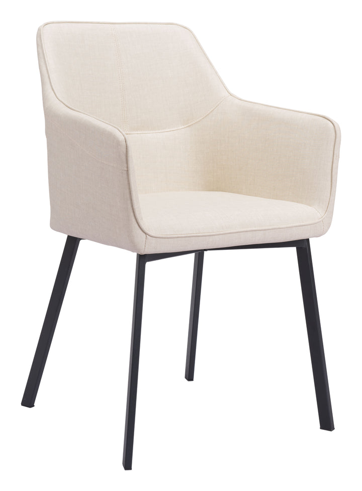 Zuo Adage Dining Chair (Set of 2) Beige