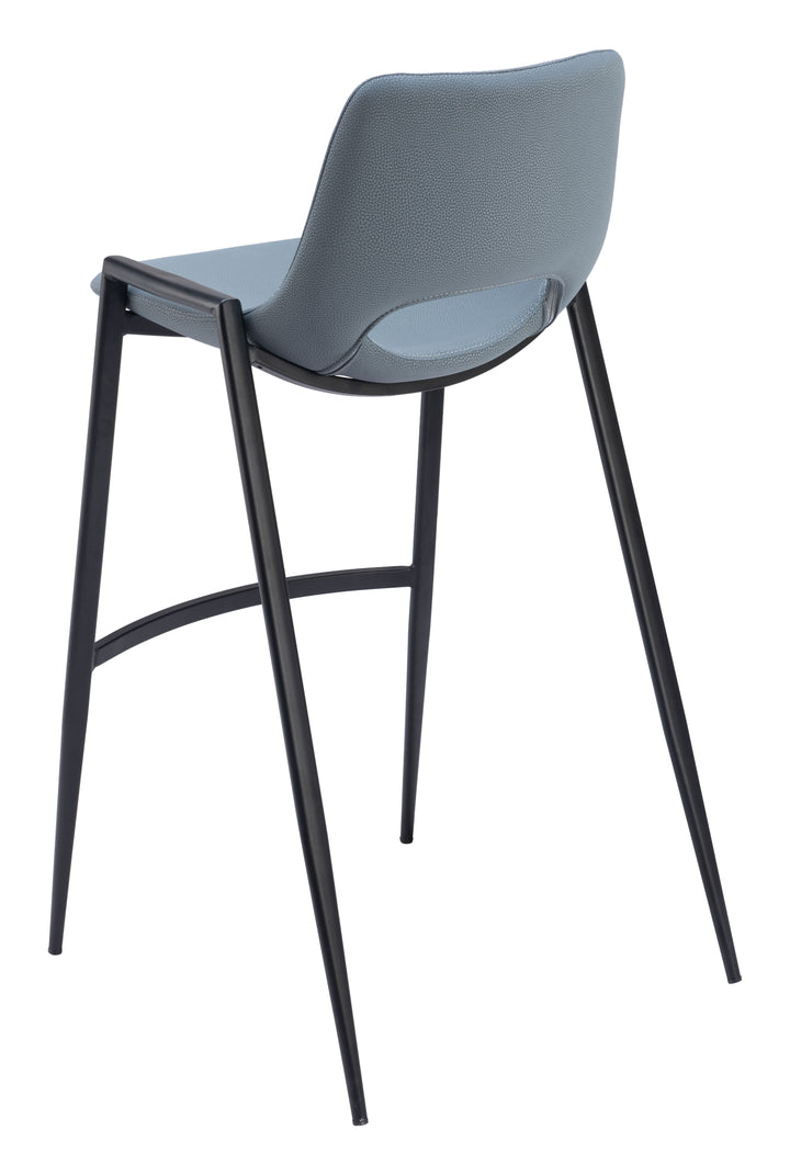Zuo Desi Barstool (Set of 2) Azure Gray