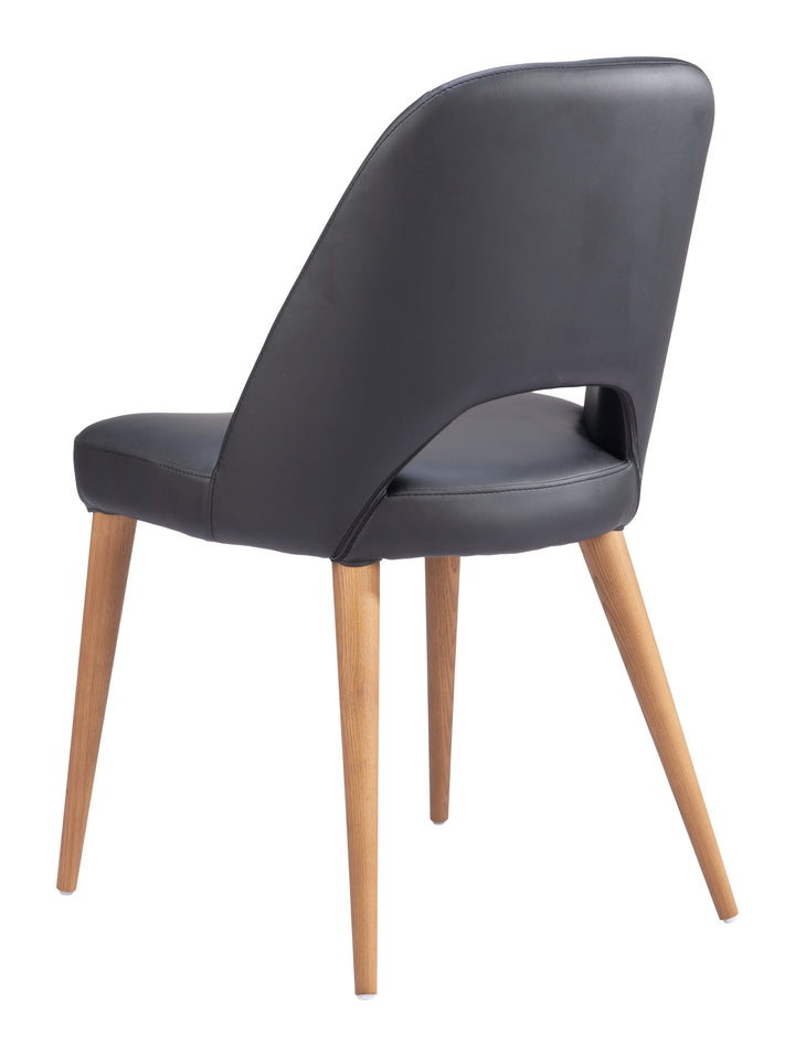 Zuo Leith Dining Chair (Set of 2) Black