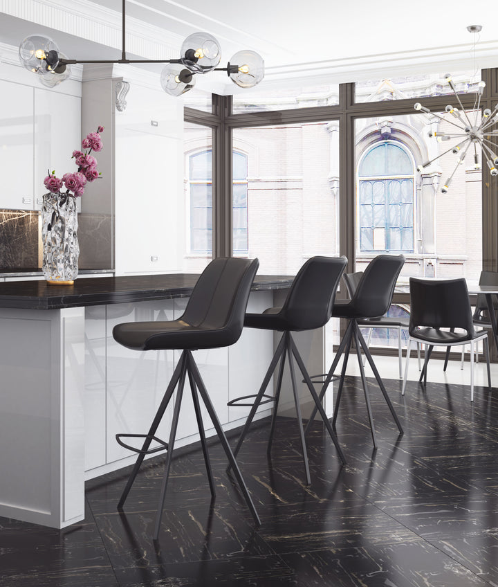 Zuo Aki Barstool (Set of 2) Black