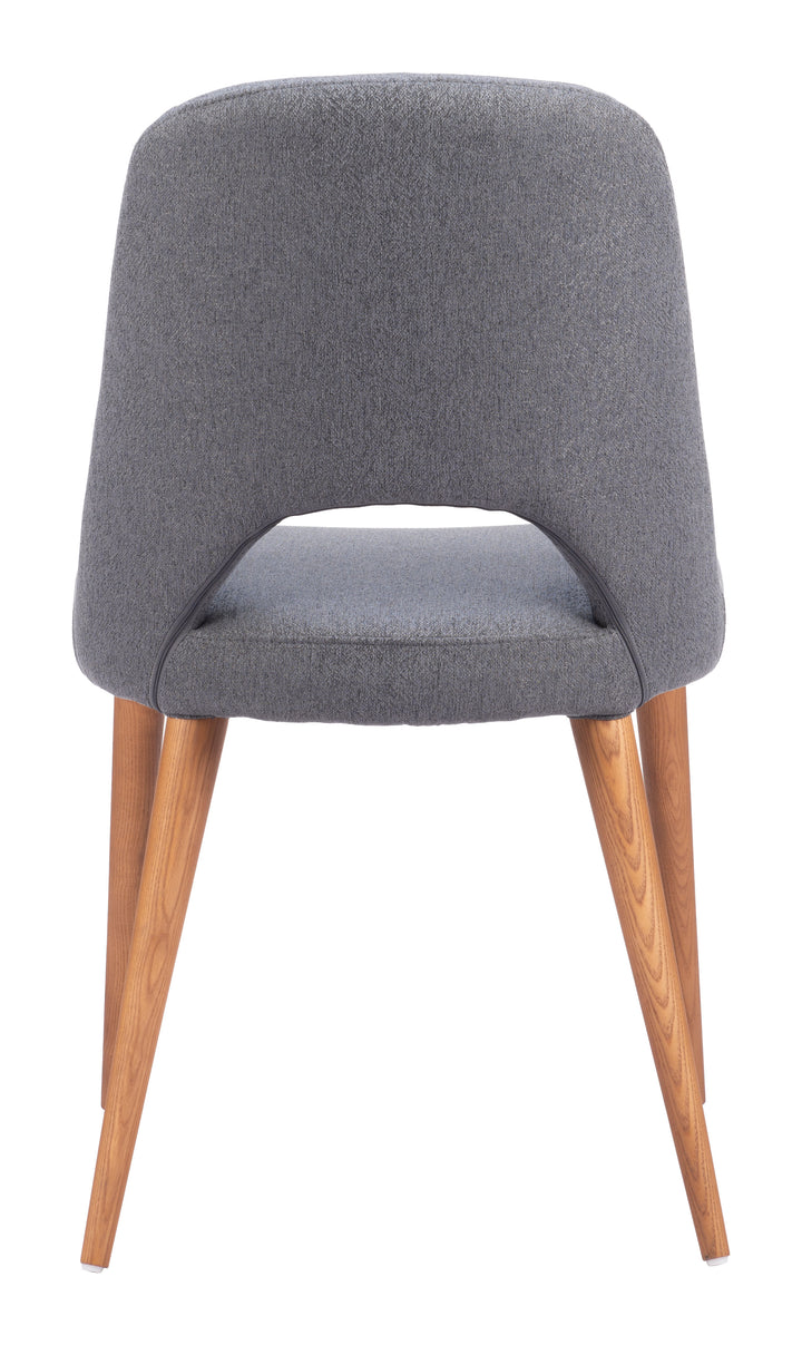 Zuo Leith Dining Chair (Set of 2) Gray