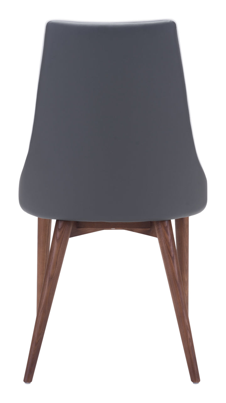 Zuo Moor Dining Chair (Set of 2) Dark Gray