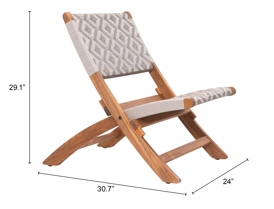 Zuo Tide Lounge Chair Multicolor